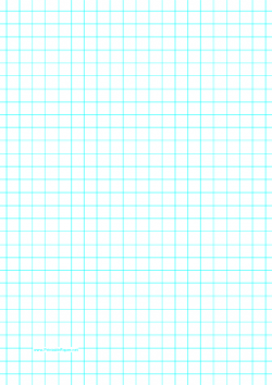 Printable Graph Paper with one line per centimeter on A4 paper