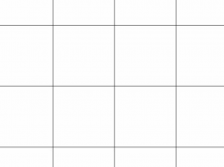 Transparent Grid Sheet A1 Quadratic 1 Inch