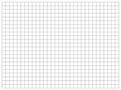 Transparent Grid Sheet A1 Quadratic 1 Inch