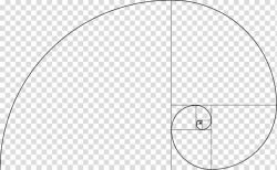 Black spiral sketch illustration, Fibonacci number Golden ...