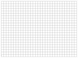 Transparent Grid Sheet A1 Quadratic 1 Inch