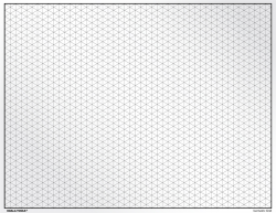 Isometric Grid Transparency Sheet