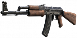 AK 47 Rifle transparent PNG - StickPNG