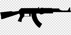 AK-47 Firearm Assault rifle Weapon, ak 47 transparent ...