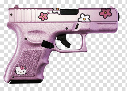 WEBPUNK , pink and white Hello Kitty semi automatic pistol ...