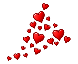 hearts png floating transparent without background image ...