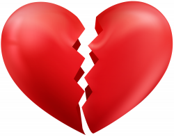 Broken Heart Transparent PNG Clip Art Image | Gallery ...