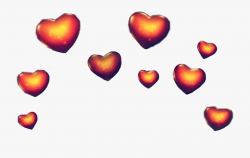 Crowns Clipart Heart - Heart Hearts Crown Emoji ...
