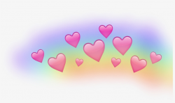 rainbow #heart #crown - Picsart Heart Crown Transparent PNG ...