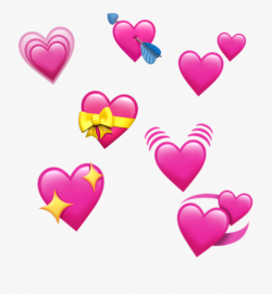 Iphone Hearts Emojis Png , Transparent Cartoon, Free ...
