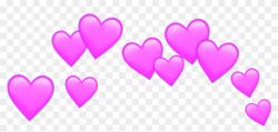 Sticker Heart Hearts Crown Tumblr Overlay Pink Png - Heart ...