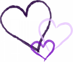 Free Purple Heart Transparent Background, Download Free Clip ...