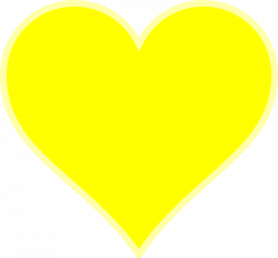 Download Free png Yellow Heart Transparent Background ...