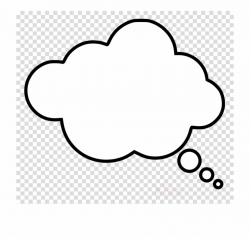 Thinking Png Bubble - Transparent Small Thinking Bubble ...