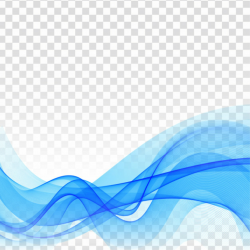 Vector blue wave transparent Vector | Free Download