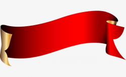 A Fluttering Red Ribbon, Flying, Red Ribbon, Silk Ribbon PNG ...