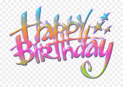 Calligraphy Happy Birthday clipart - Birthday, transparent ...