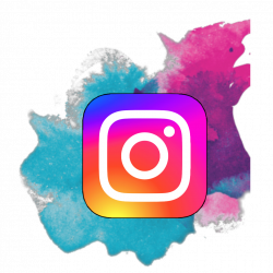Instagram logo pastel business