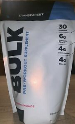 Details about *Transparent labs PreSeries BULK Pre-Workout STRAWBERRY  LEMONADE NEW and SEALED*