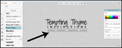 How to Create a Transparent Watermark! | tempting thyme