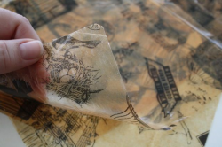 Using resin to coat Tissue Paper... Turns into semi ...