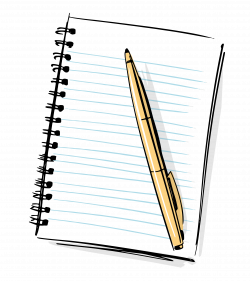 Paper Notebook Cartoon Pen - notebook png download - 2592 ...
