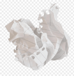 crumpled paper lined sheet PNG image with transparent ...