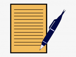 Pencil And Paper Clipart Transparent - Animated Pencil And ...