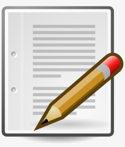 Paper And Pencil Png - Clip Art Of Locate - Free Transparent ...