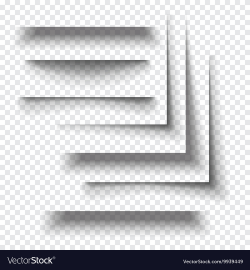 Transparent realistic paper shadow effects