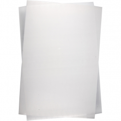 Shrink Plastic Sheets, sheet 20x30 cm, matt transparent, 100sheets