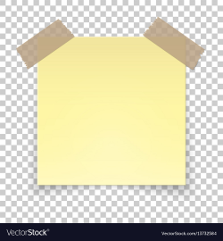 Realistic sticky tape on transparent background