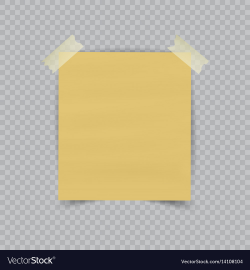 Paper sheet on translucent sticky tape with