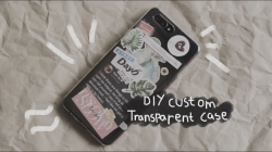 ✨DIY Aesthetic Custom Transparent Phone Case ✨ | #DoItMySelf