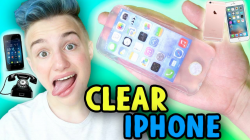 DIY CLEAR IPHONE ! EDIBLE See Through Phone