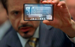 Samsung\'s transparent phone. Premiered in Ironman but ...
