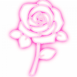 Neon Rose Sticker by LimeCrime for iOS & Android | GIPHY
