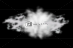 White transparent smoke cloud. Steam explosion special ...