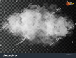 Fog or smoke isolated transparent special effect. White ...