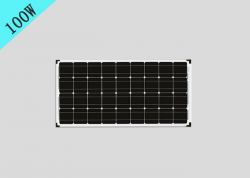 100w Small Monocrystalline Solar Panels , Transparent Solar ...