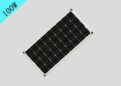 100w Small Monocrystalline Solar Panels , Transparent Solar ...