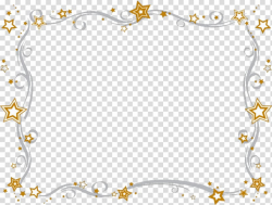 Orange and white stars boundary frame , Color Star , border ...