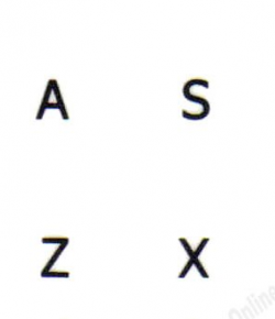 Online-Welcome ENGLISH US KEYBOARD STICKERS TRANSPARENT BACKGROUND BLACK  LETTERS FOR PC COMPUTER LAPTOP KEYBOARDS