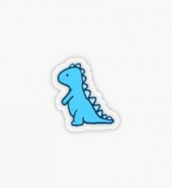 Blue Stickers | Redbubble