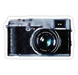 Watercolor Camera | Trendy/Hipster/Tumblr Meme\' Sticker by ...