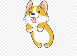 Corgi Cartoon clipart - Puppy, Sticker, Cartoon, transparent ...