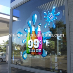 Custom Digital Printing Transparent Cling Static Glass Wall Sticker For  Advertising Promotion - Buy Transparent Cling Static Glass Decel  Sticker,Cling ...
