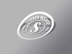 Free Photorealistic Transparent Sticker Mockup | Mockup ...