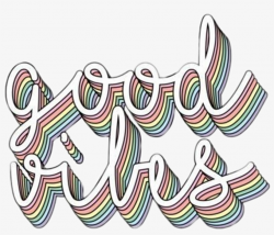 Goodvibes Goodvibe Colorful Tumblr - Pastel Stickers PNG ...