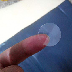 Transparent Circle Adhesive Seal Sticker Label Clear PVC ...